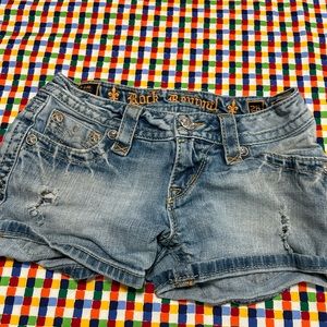 Womens rock revival jessica shorts 6